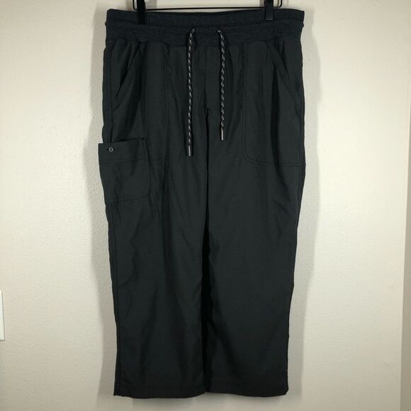 Columbia Women’s Gavin Ridge Pull On Cargo Capri Pants Gray Large XK0797